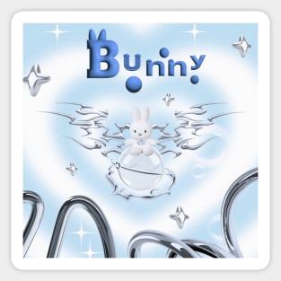 Y2k Cute Bunny Cybercore Sticker